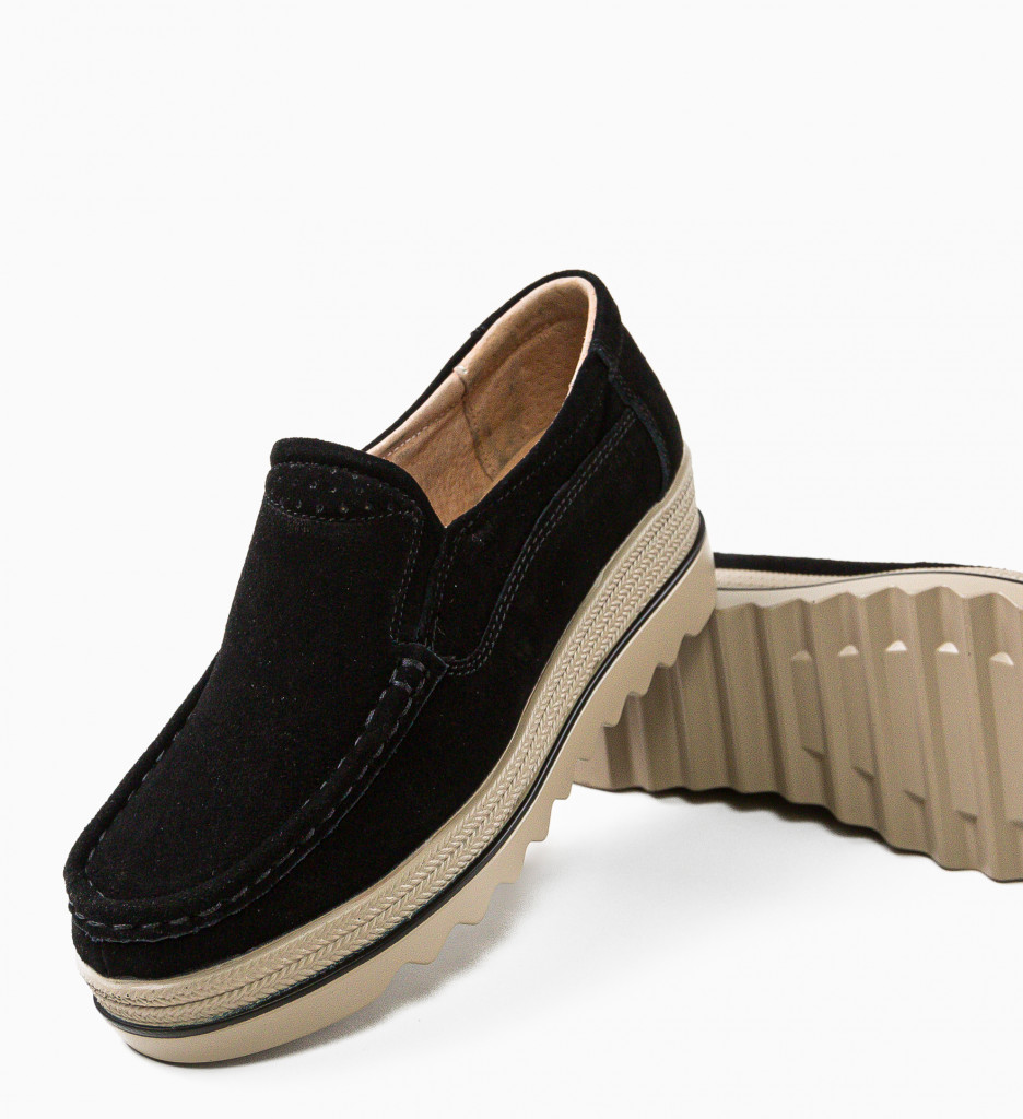 Pantofi Casual Smirno Negri - Confort și Stil - imagine 6