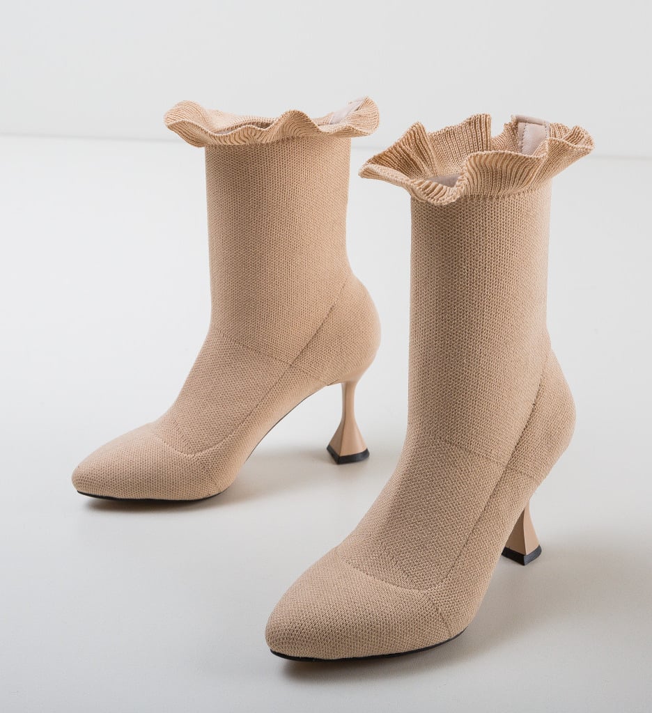 Botine Serela Nude | Eleganță și Versatilitate