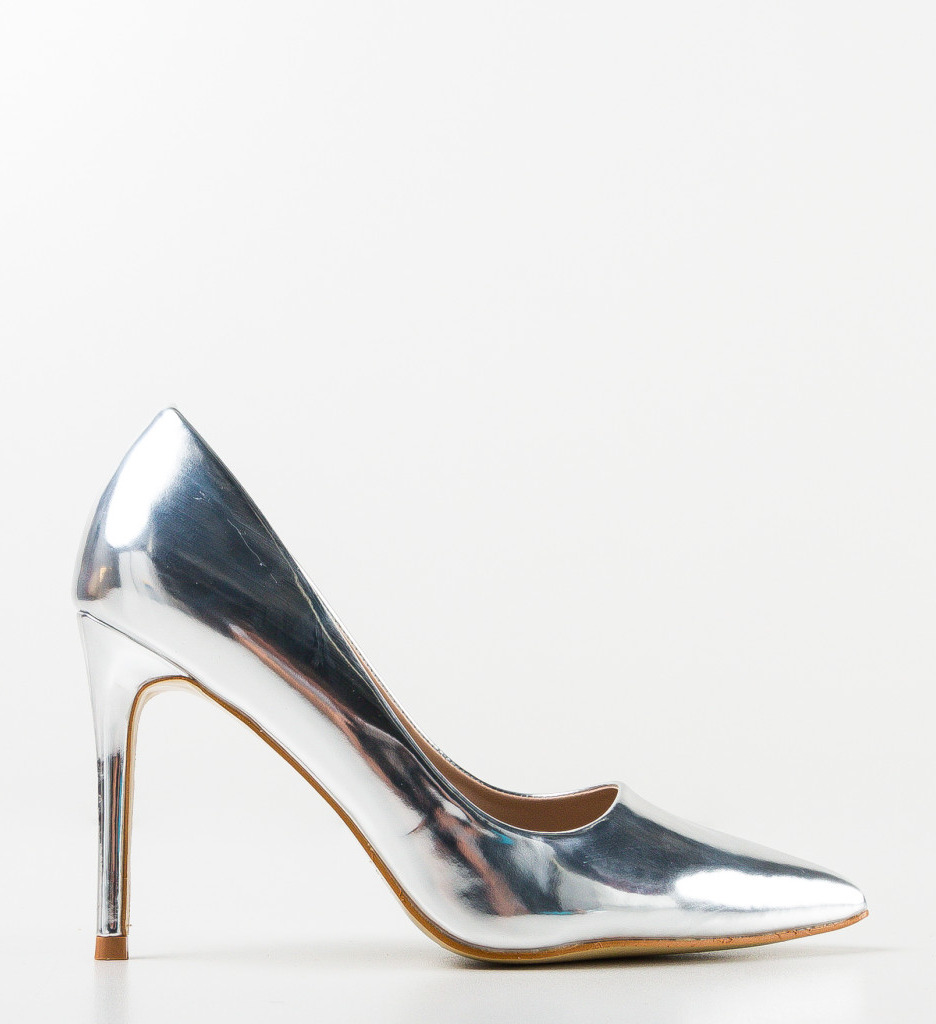 Pantofi Sinead Argintii | Eleganță Asigurată - imagine 4