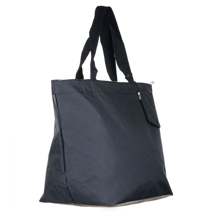 Geanta Shopika Multifuncțională Neagră cu Portofel