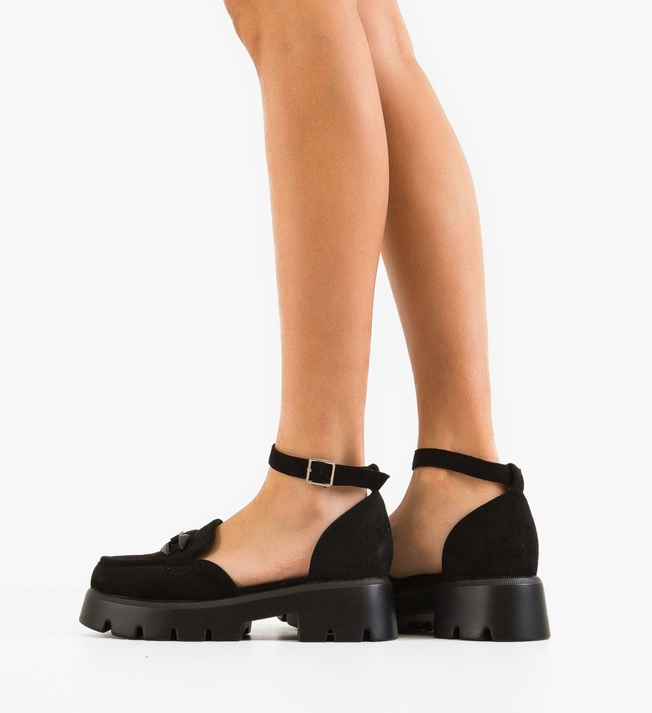 Pantofi Casual Dama Karmel Negri 2 - Confort - imagine 3