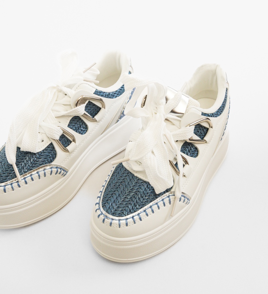 Sneakers Dama Verana Albastri | Confort și Stil - imagine 4