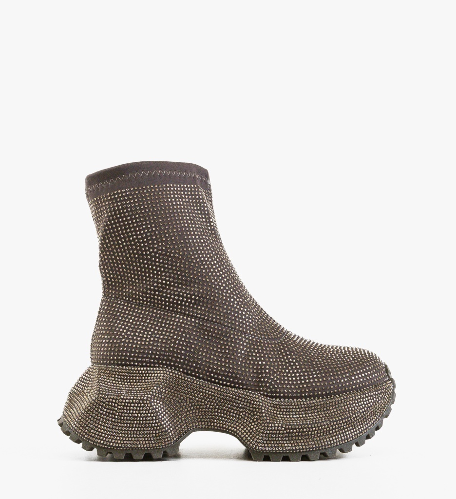 Sneakers Dama Ojjre Gri - Confort Sport - imagine 6
