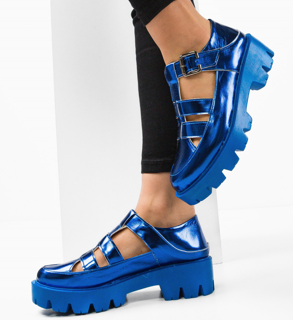 Pantofi Casual Teoritzi Albastri | Confort & Stil - imagine 4