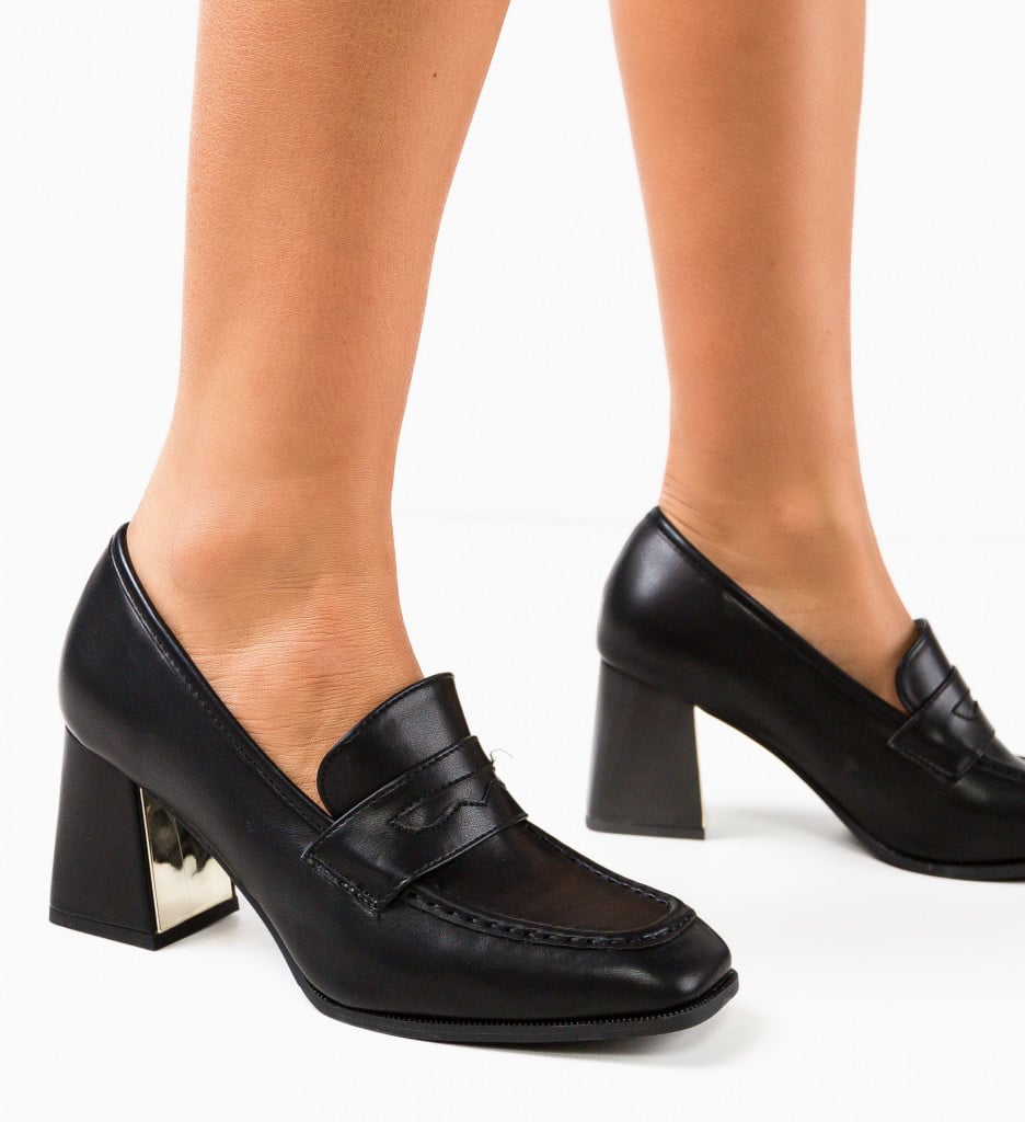 Pantofi dama Kirsten Negri cu toc elegant - imagine 2