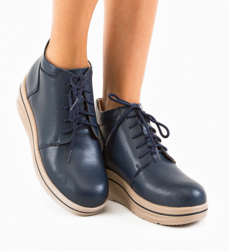 Pantofi Casual Palerma Bleumarin - Confort și Stil - imagine 3