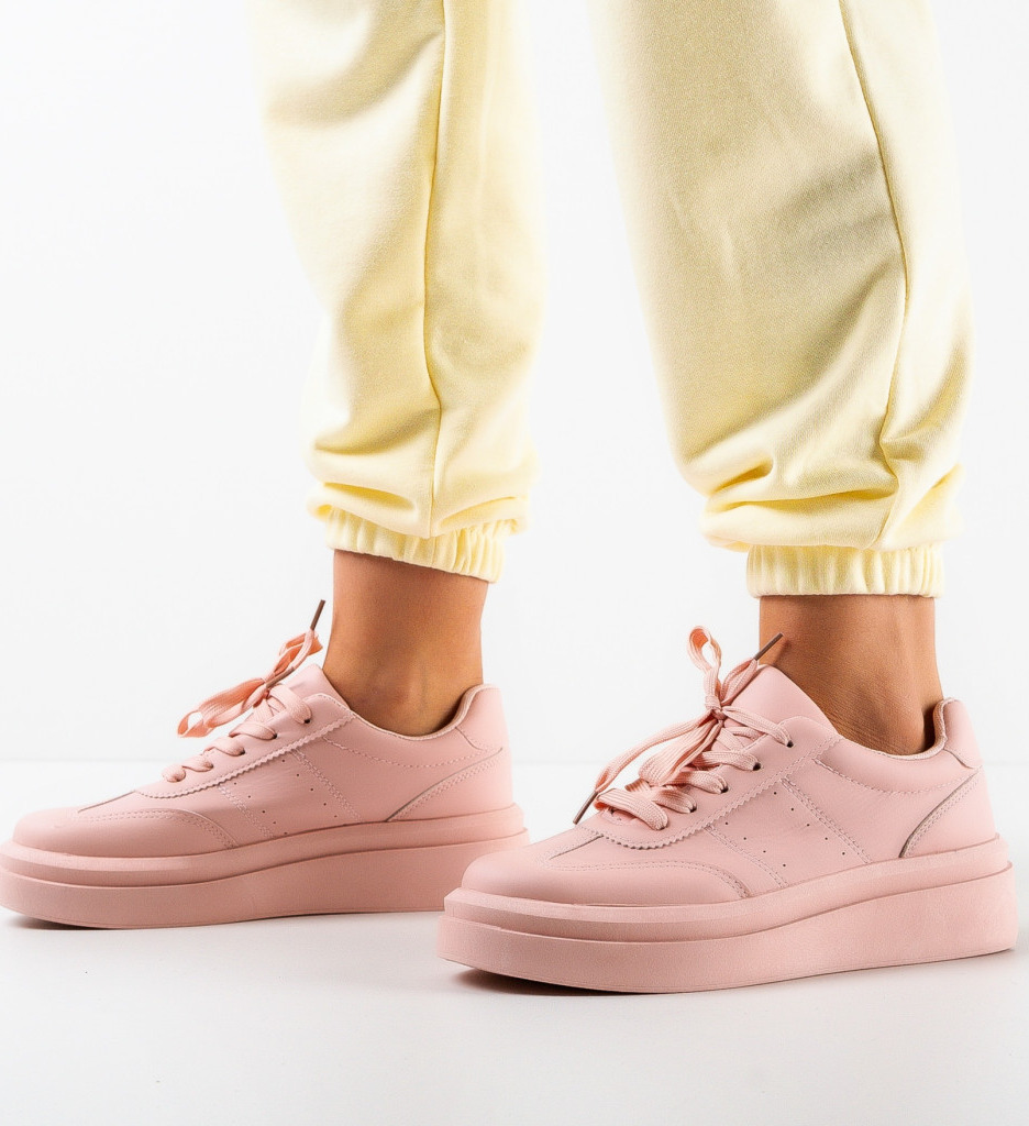 Sneakers Dama Bjorn Roz - Confort și Stil Sport - imagine 3