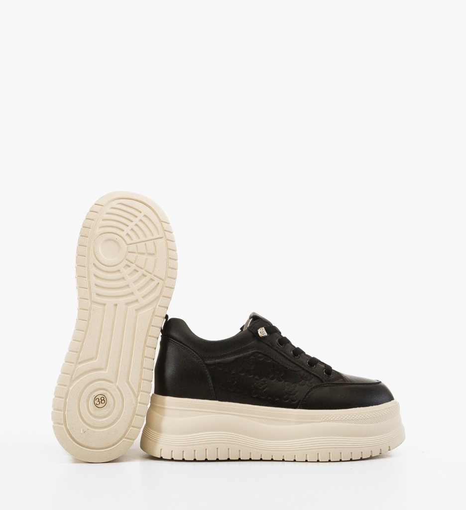 Sneakers Dama Zeland Negri - Confort și Stil - imagine 4