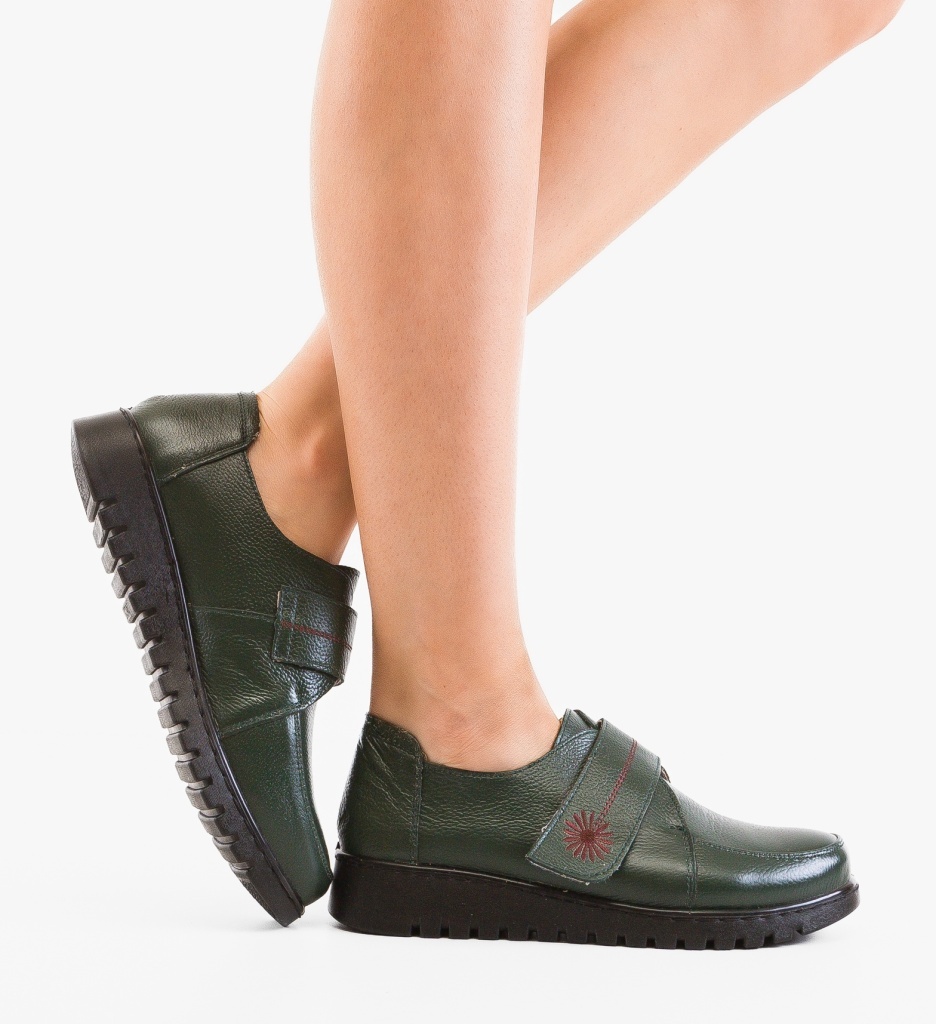 Pantofi Casual Marye Verzi - Stil și Confort - imagine 2