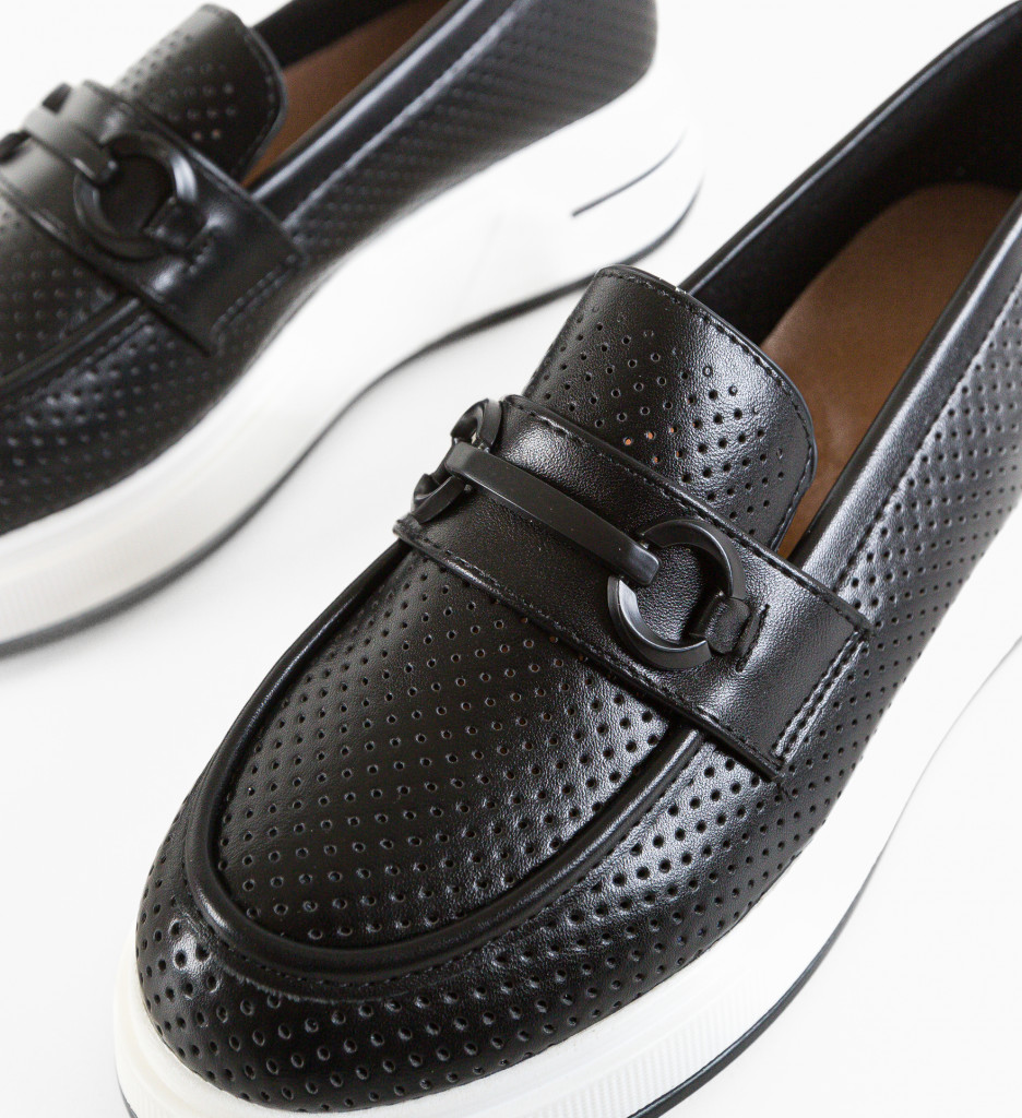 Pantofi Casual Mirrey Negre - Stil și Confort - imagine 9