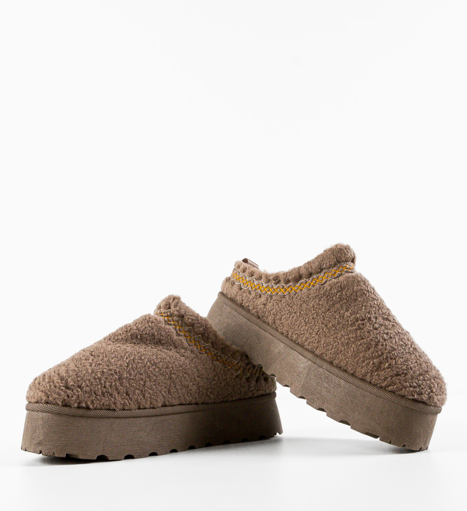 Papuci UGG Davila Khaki - Confort și Stil - imagine 6