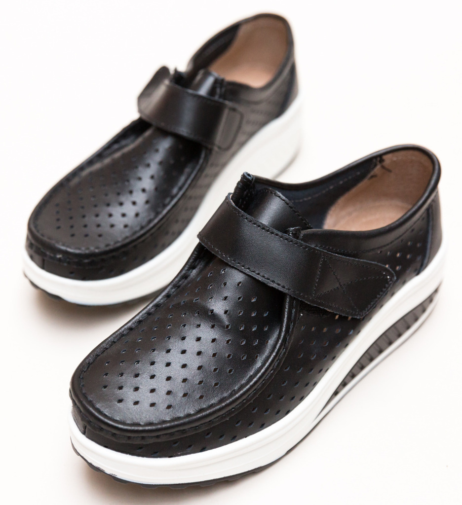 Pantofi Casual Bozta Negri - Confort și Stil - imagine 5