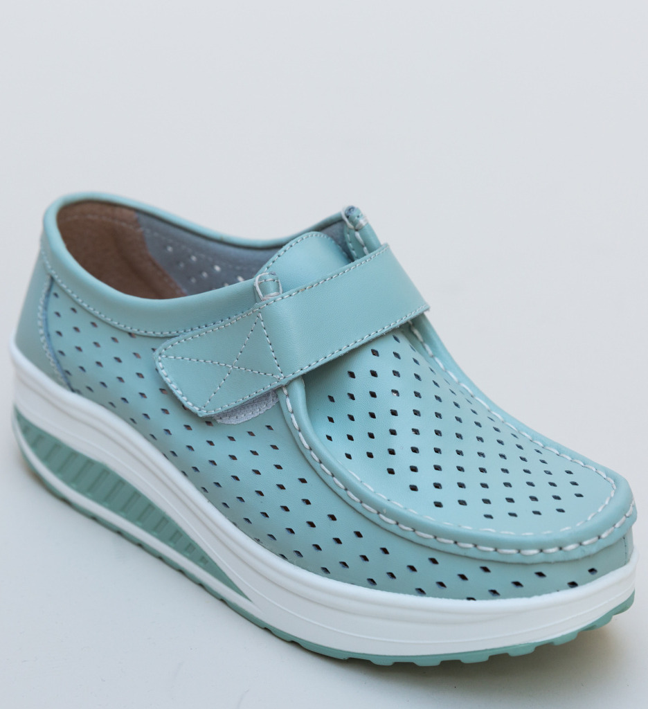 Pantofi Casual Bozta Albastri Confort - imagine 4