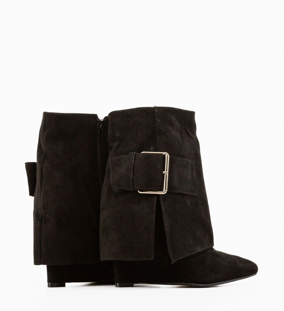 Botine Dama Cormac Negre - Eleganță și Stil - imagine 4