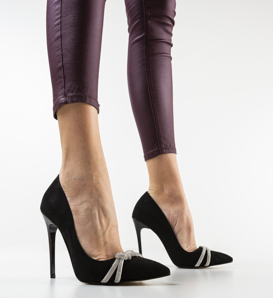 Pantofi Casette Negri - Eleganță Modernă - imagine 2