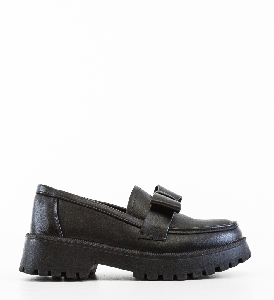 Pantofi Casual Dama Tyrewn Negri - imagine 6