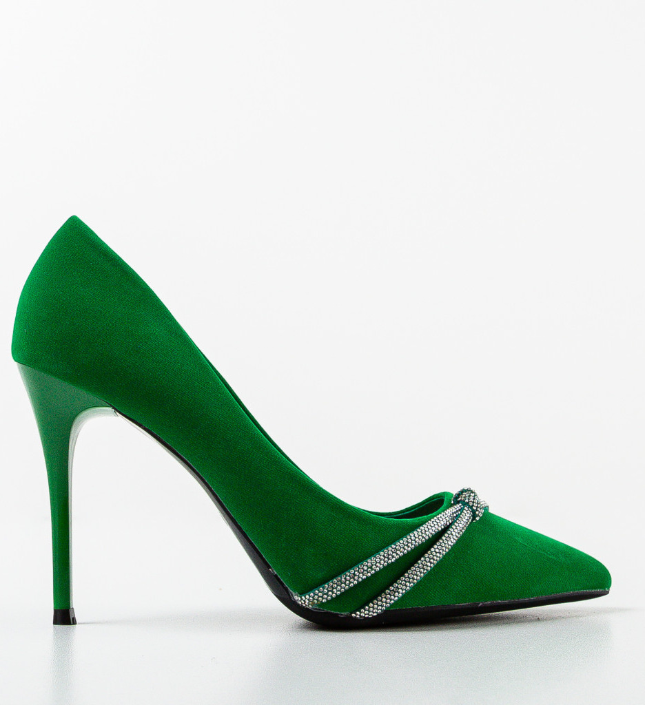 Pantofi Norah Verzi cu Toc - Eleganță Maximă - imagine 4
