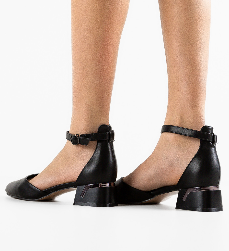 Pantofi Zahra Negri - Eleganță și Stil - imagine 2