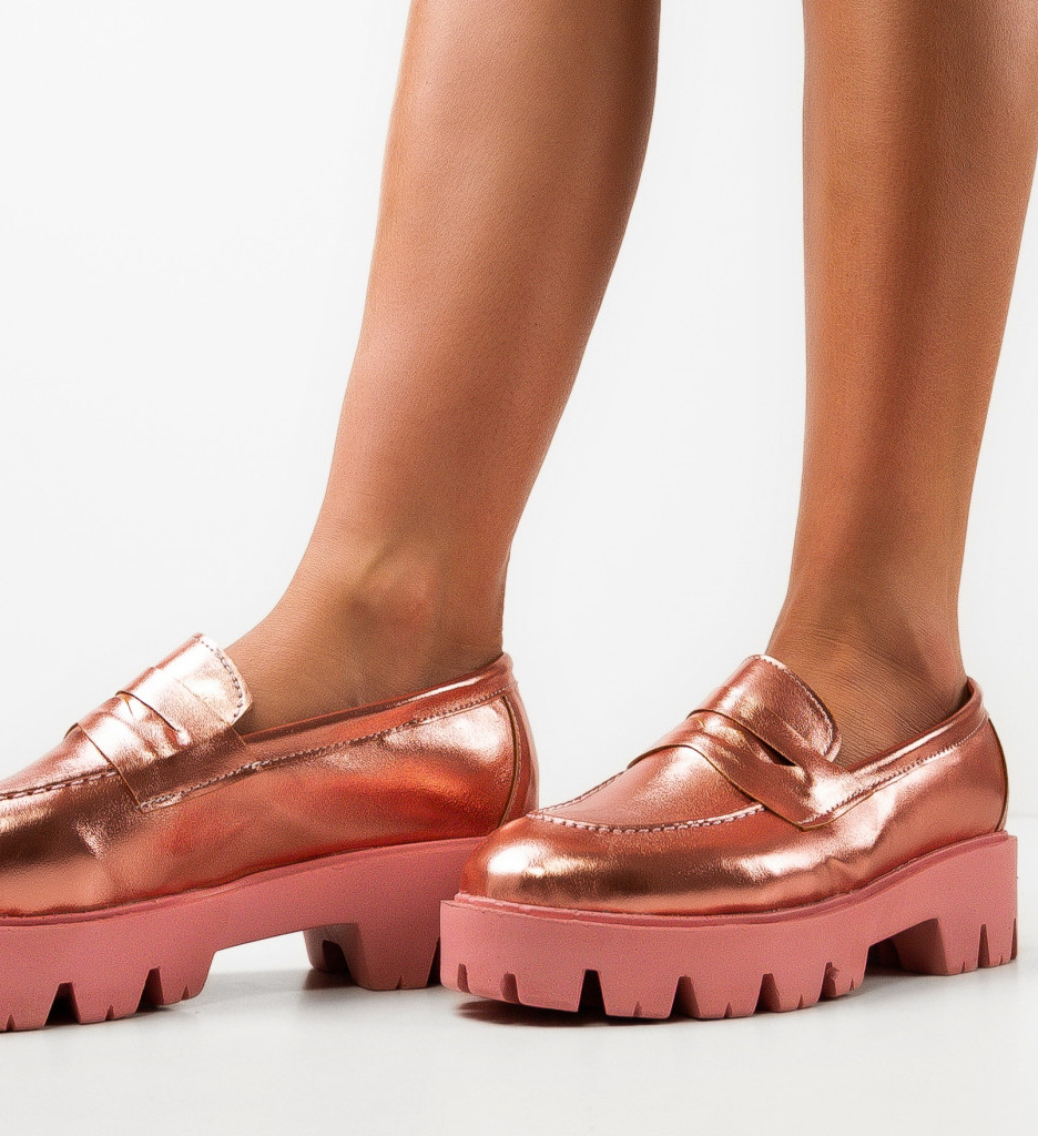 Pantofi Casual Dama Gyna Roz - Confort și Stil - imagine 2