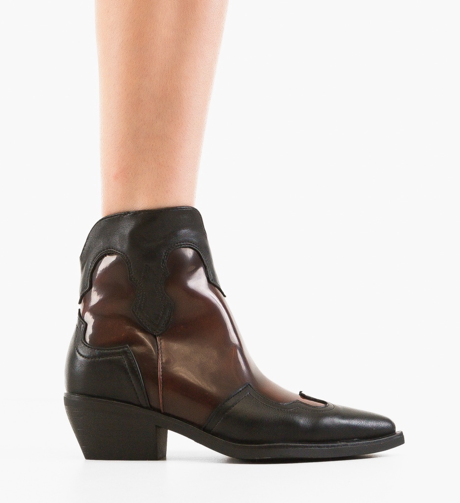 Botine Dama Chard Negre | Eleganță și Confort - imagine 6