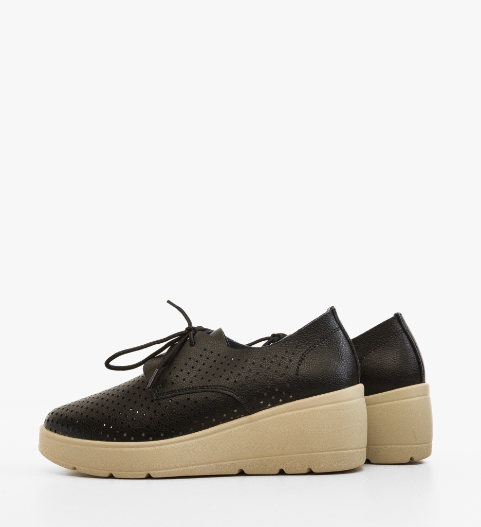 Platforme Dama Mersonk Negre | Confort & Stil - imagine 5