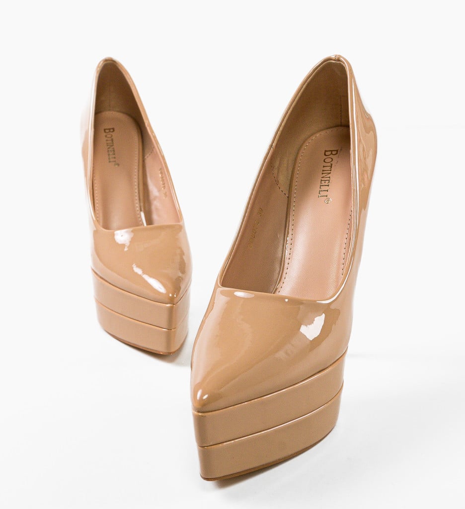 Pantofi Dama Heath Nude | Eleganță Pură - imagine 10