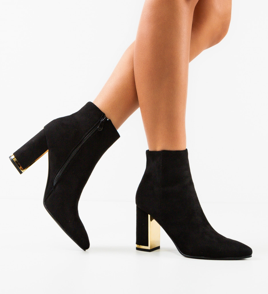 Botine Dama Avant Negre - Eleganță și Confort - imagine 4