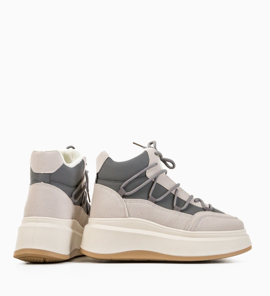 Sneakers Dama Voldus Gri | Confort și Stil Urban - imagine 5