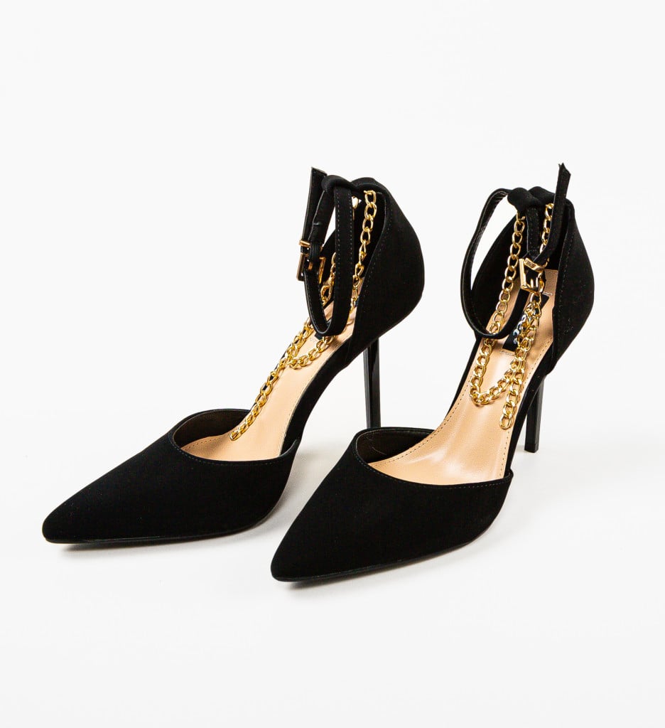 Pantofi cu toc Clayland Negri - Eleganță maximă - imagine 10