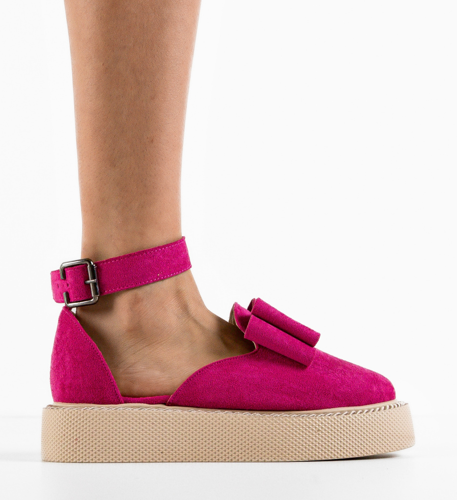 Pantofi Casual Marbo Fuchsia - Confort și Stil - imagine 4