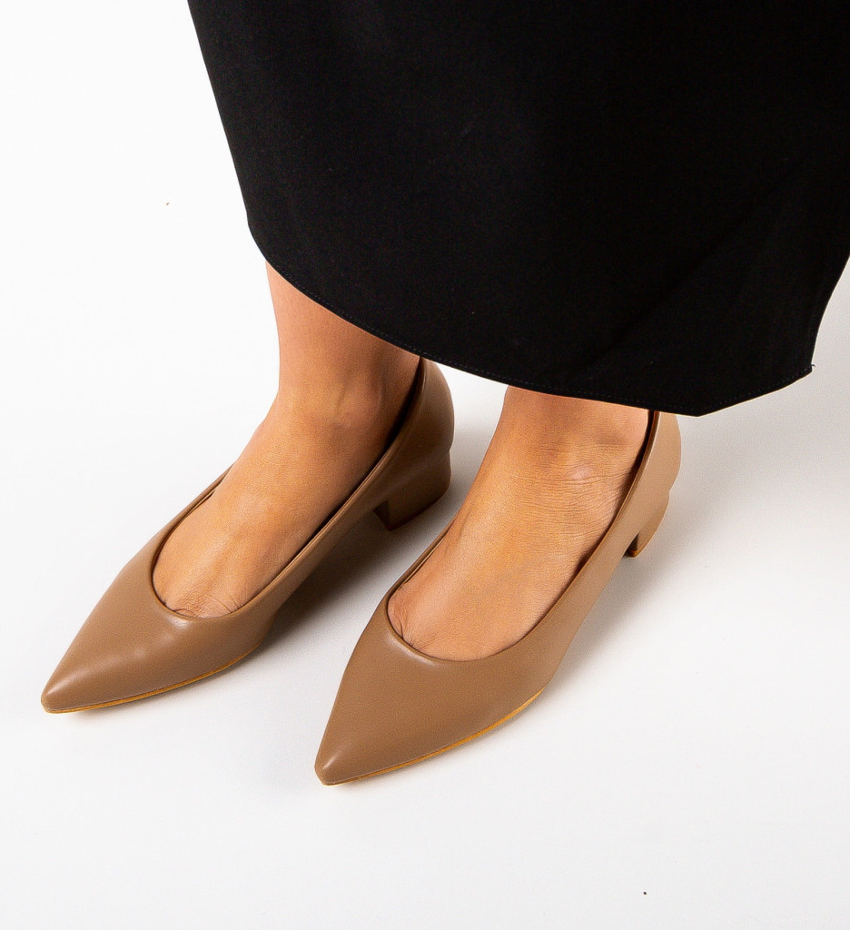 Pantofi Dama Rudd Bej | Eleganță și Stil - imagine 4