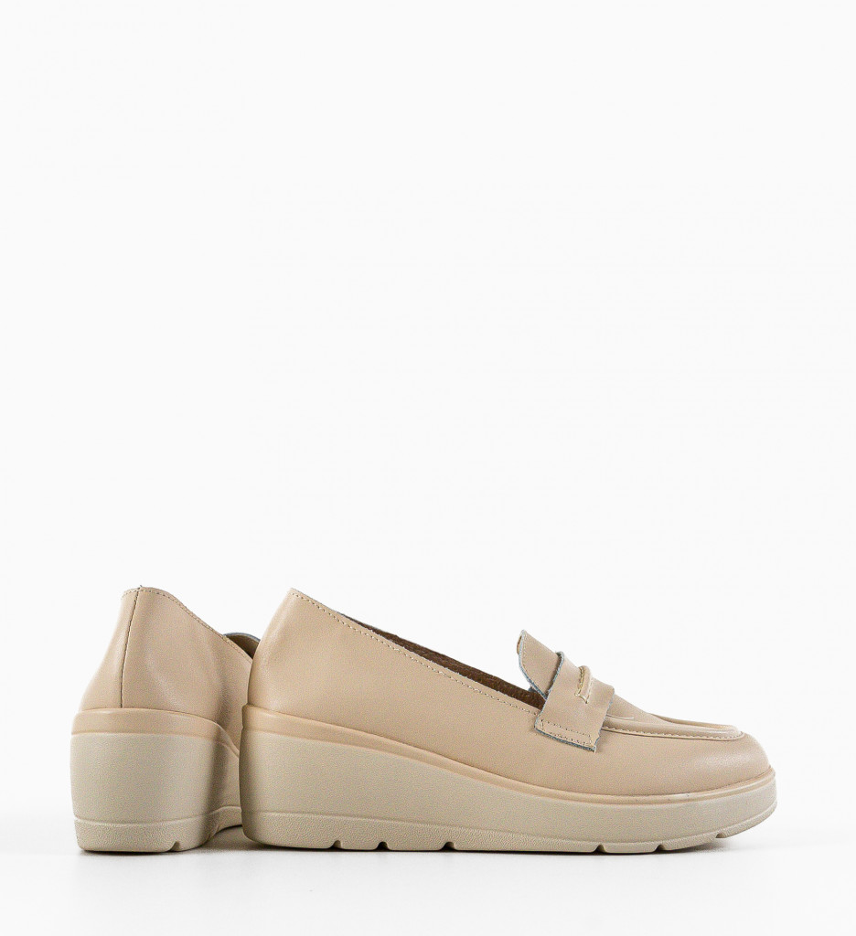 Pantofi Casual Teyana Bej | Confort și Stil - imagine 5