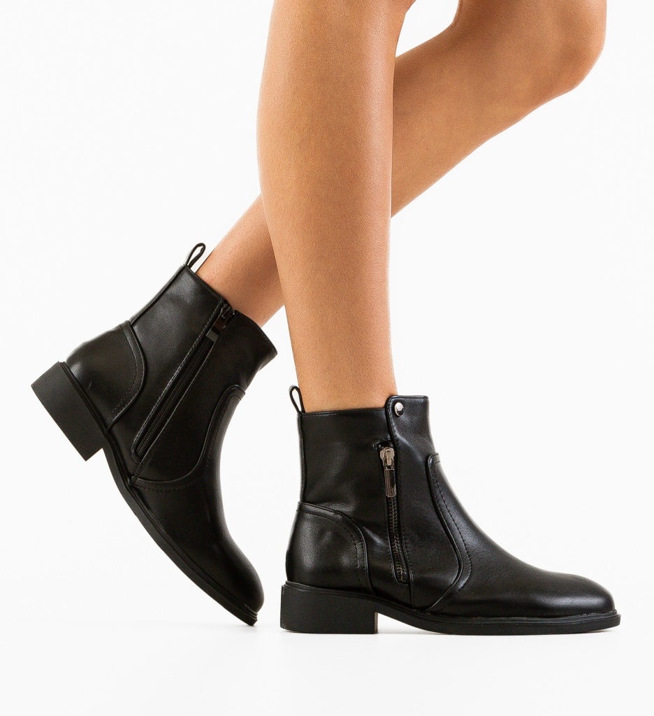 Ghete Dama Piele Negre | Stil si Confort