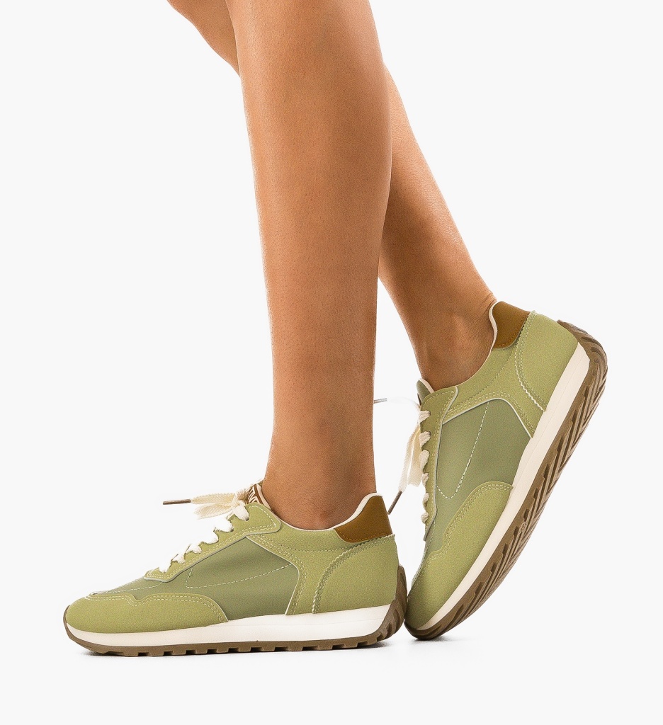 Sneakers Dama Myga Verzi - Confort și Stil