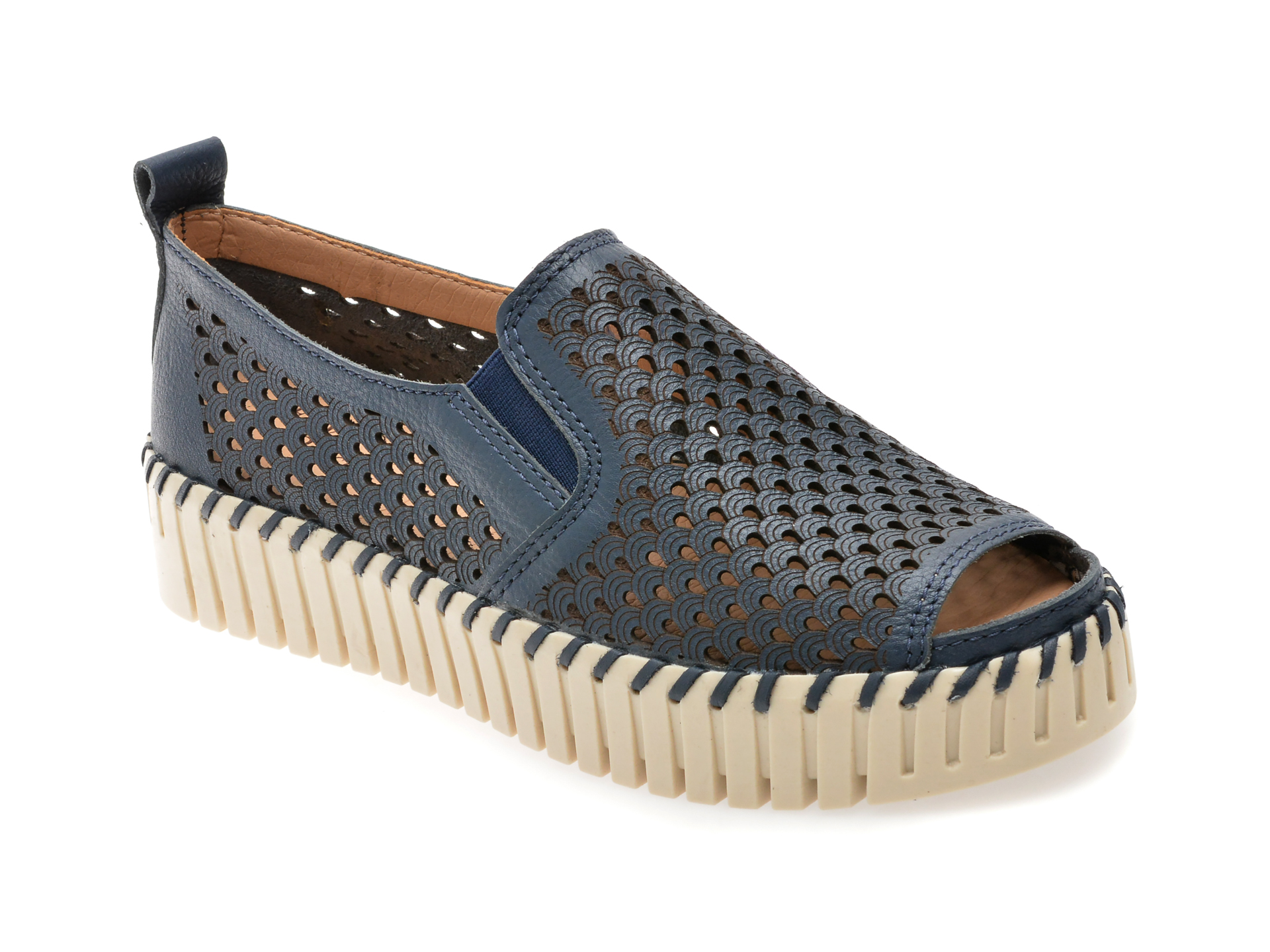 Pantofi FLAVIA PASSINI bleumarin din piele