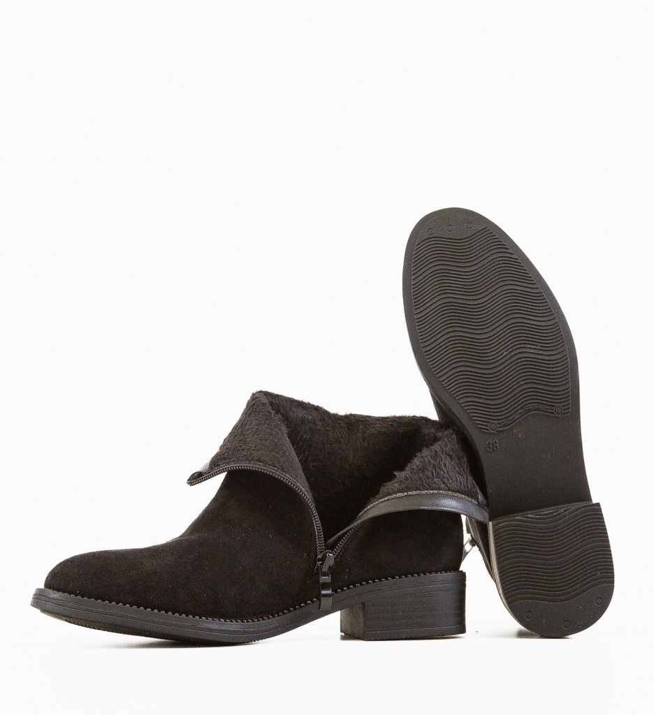 Ghete Dama Mahdi Negre | Eleganta si Confort - imagine 5