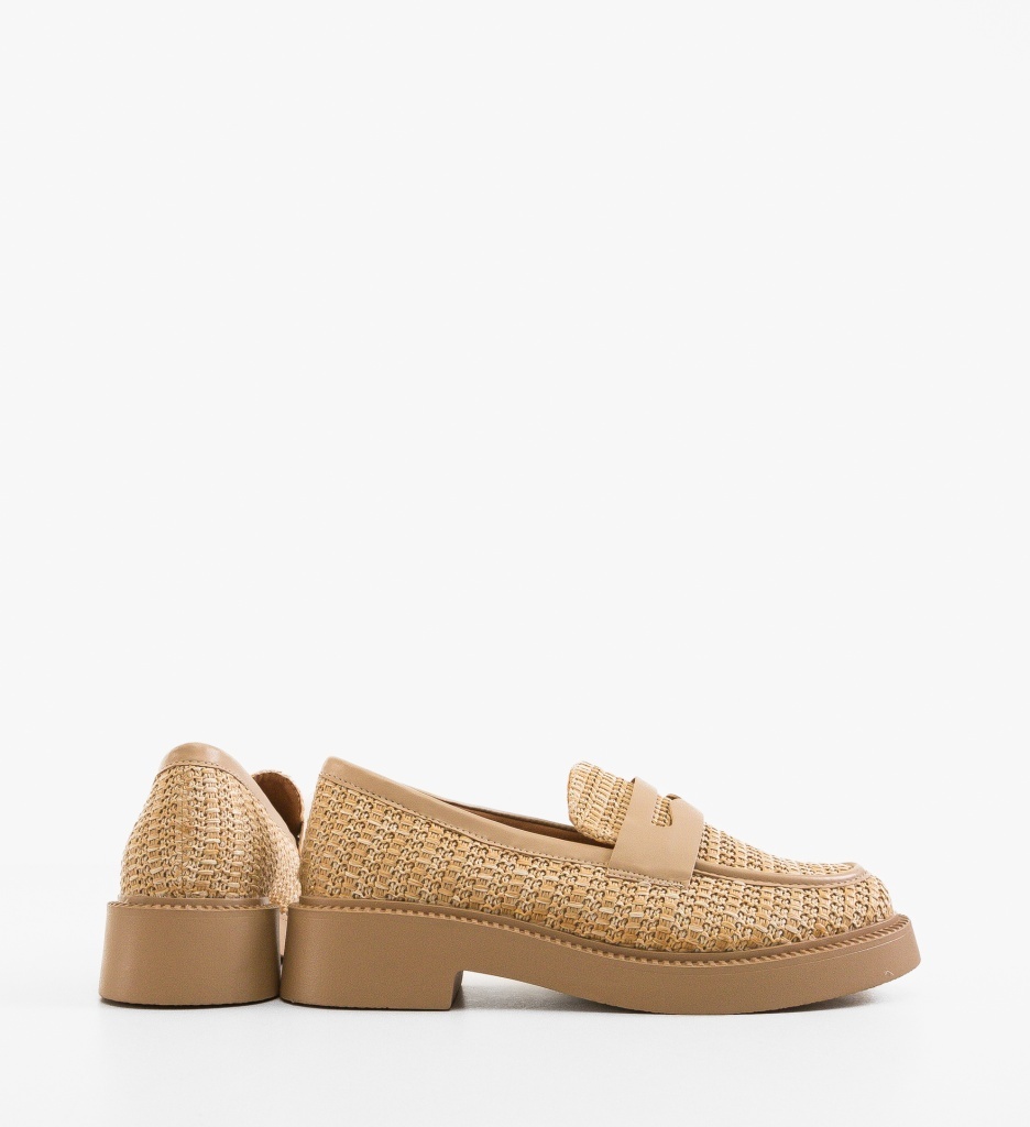 Pantofi Casual Nora Khaki - Confort & Stil - imagine 4
