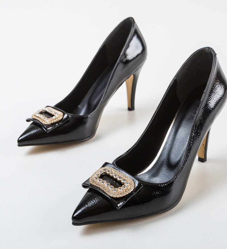 Pantofi cu Toc Esica Negri - Eleganță Asigurată - imagine 5