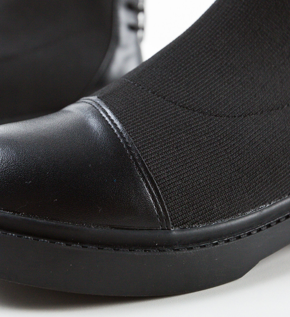 Ghete Dama Vhagar Negre - Eleganță și Stil Urban - imagine 8