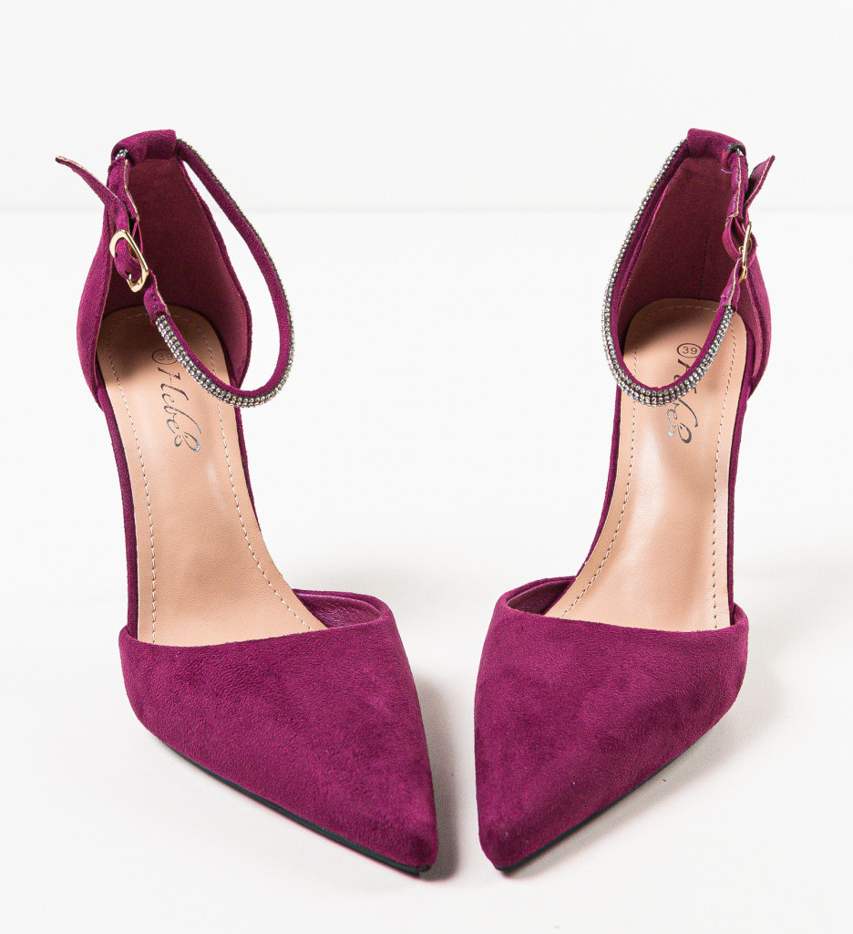 Pantofi cu Toc Lyvya Mov - Eleganță Asigurată - imagine 6
