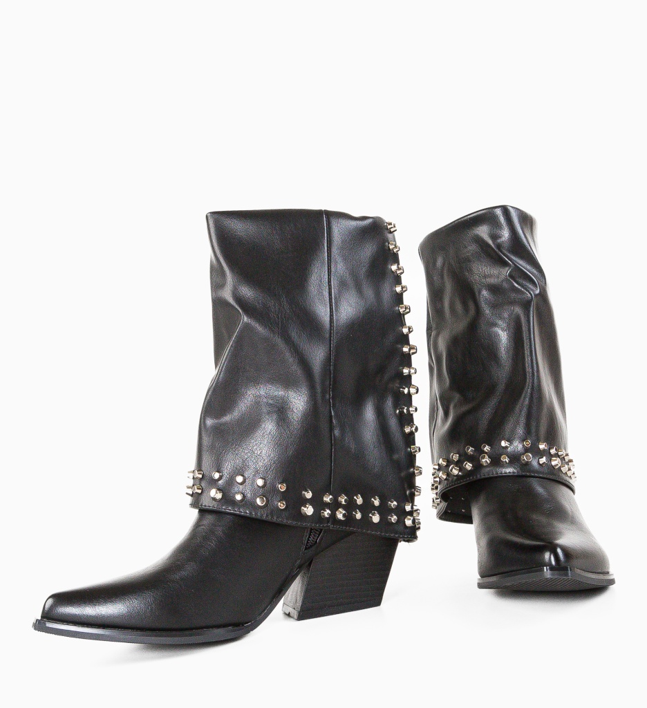 Botine Dama Floor Negre | Eleganță și Confort - imagine 6
