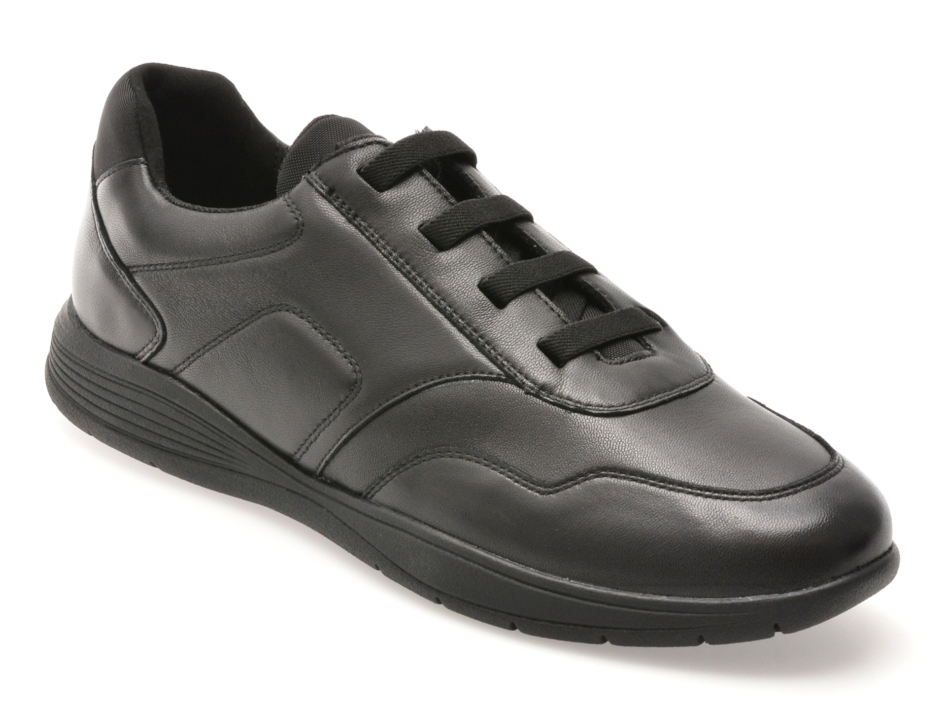 Pantofi Sport Geox Negri cu Talpa Respirabila