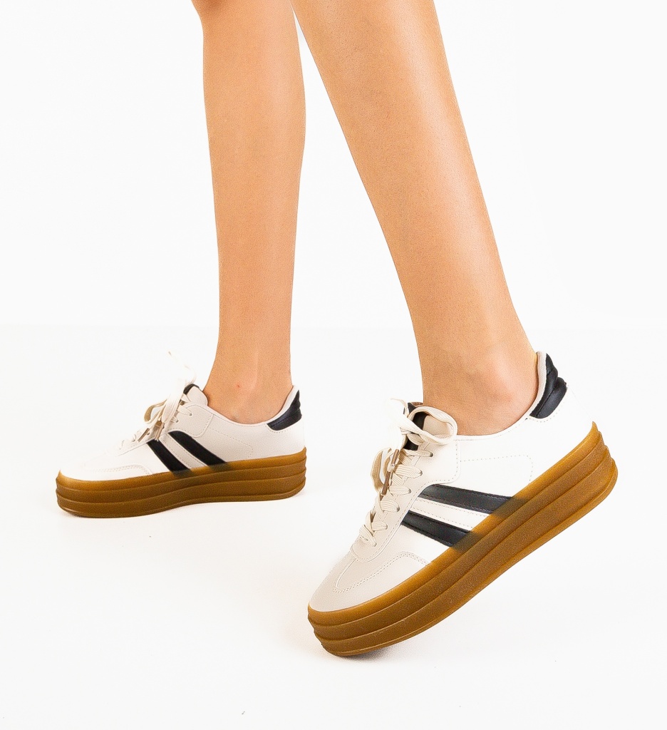 Sneakers Dama Chlebek Bej | Confort și Stil - imagine 3