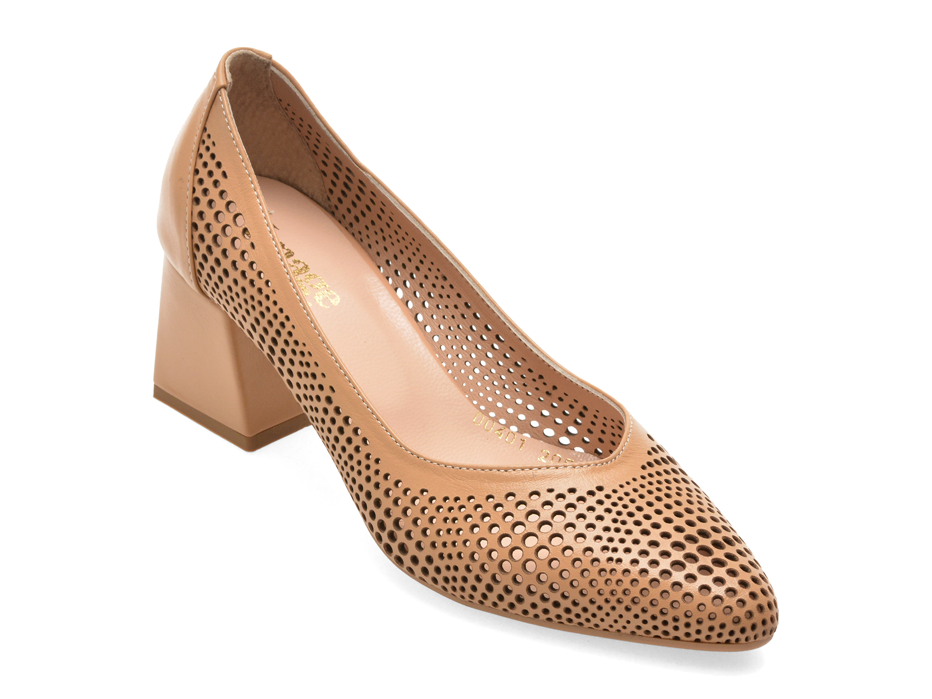 Pantofi Eleganți IMAGE Gri din Piele Naturală