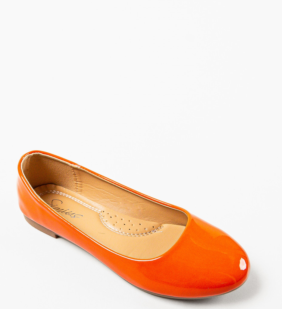 Balerini Dunn Portocalii - Confort Casual - imagine 6
