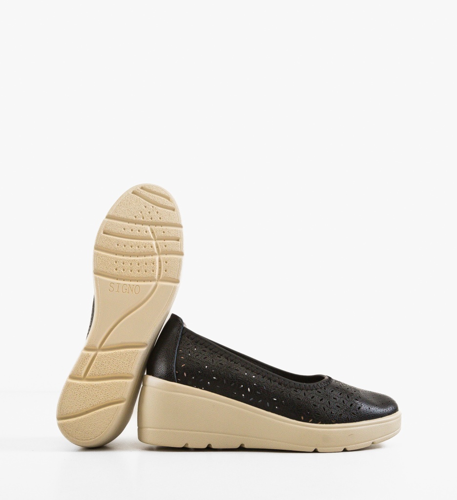 Platforme Dama Kamiz Negre - Stil și Confort - imagine 3