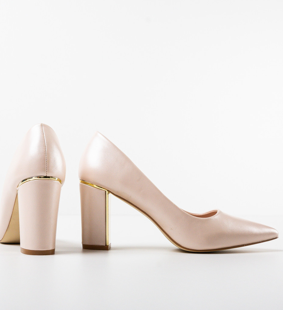 Pantofi Sherman Nude - Eleganță și Stil - imagine 7
