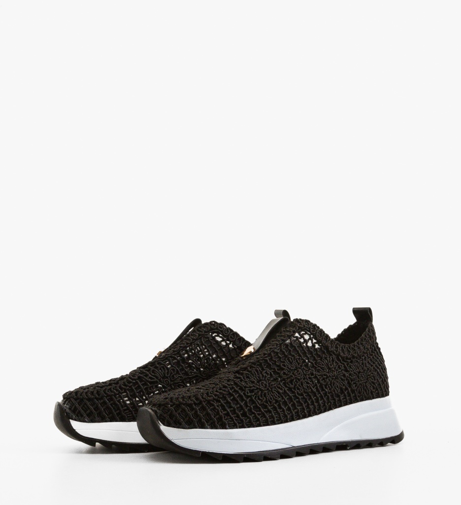 Sneakers Selima Negri - Confort și Stil Urban - imagine 4