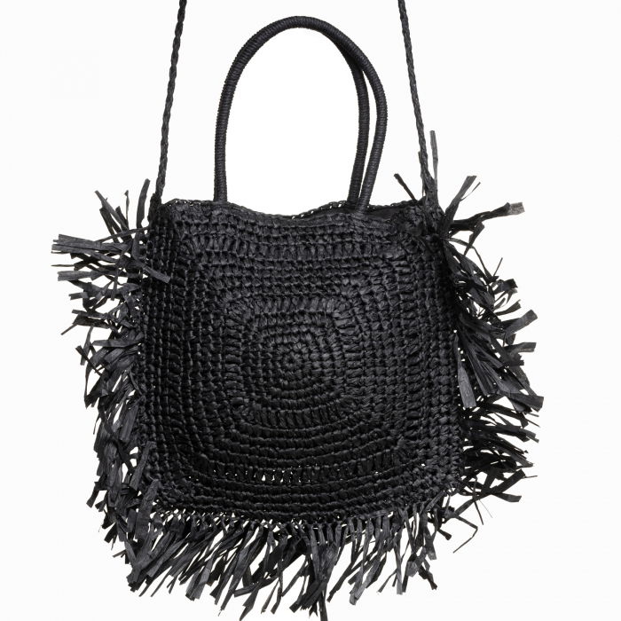 Geanta Crossbody Impletita cu Franjuri - Shopika - imagine 1