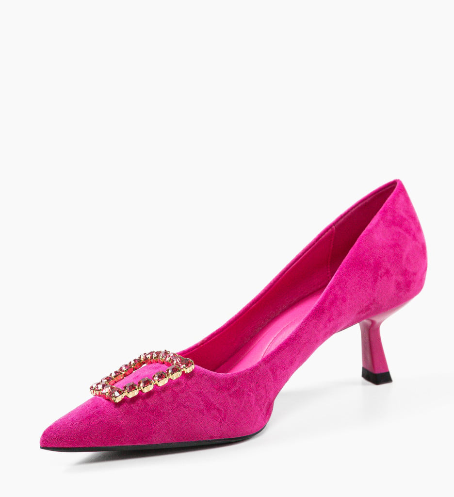 Pantofi Dama cu Toc Fuchsia | Eleganță și Stil - imagine 7